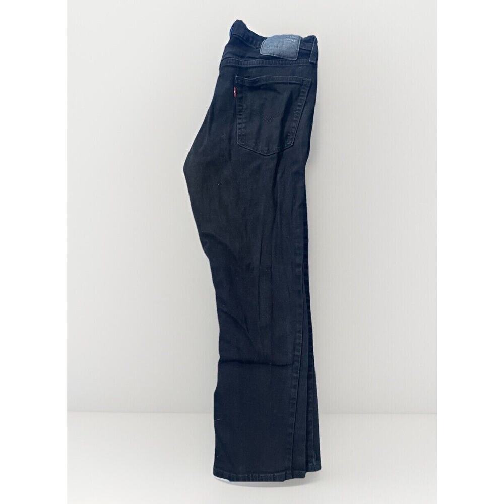 Levi's Black 541 Athletic Fit Straight Dark Wash Denim Casual Jeans Men's 33X30